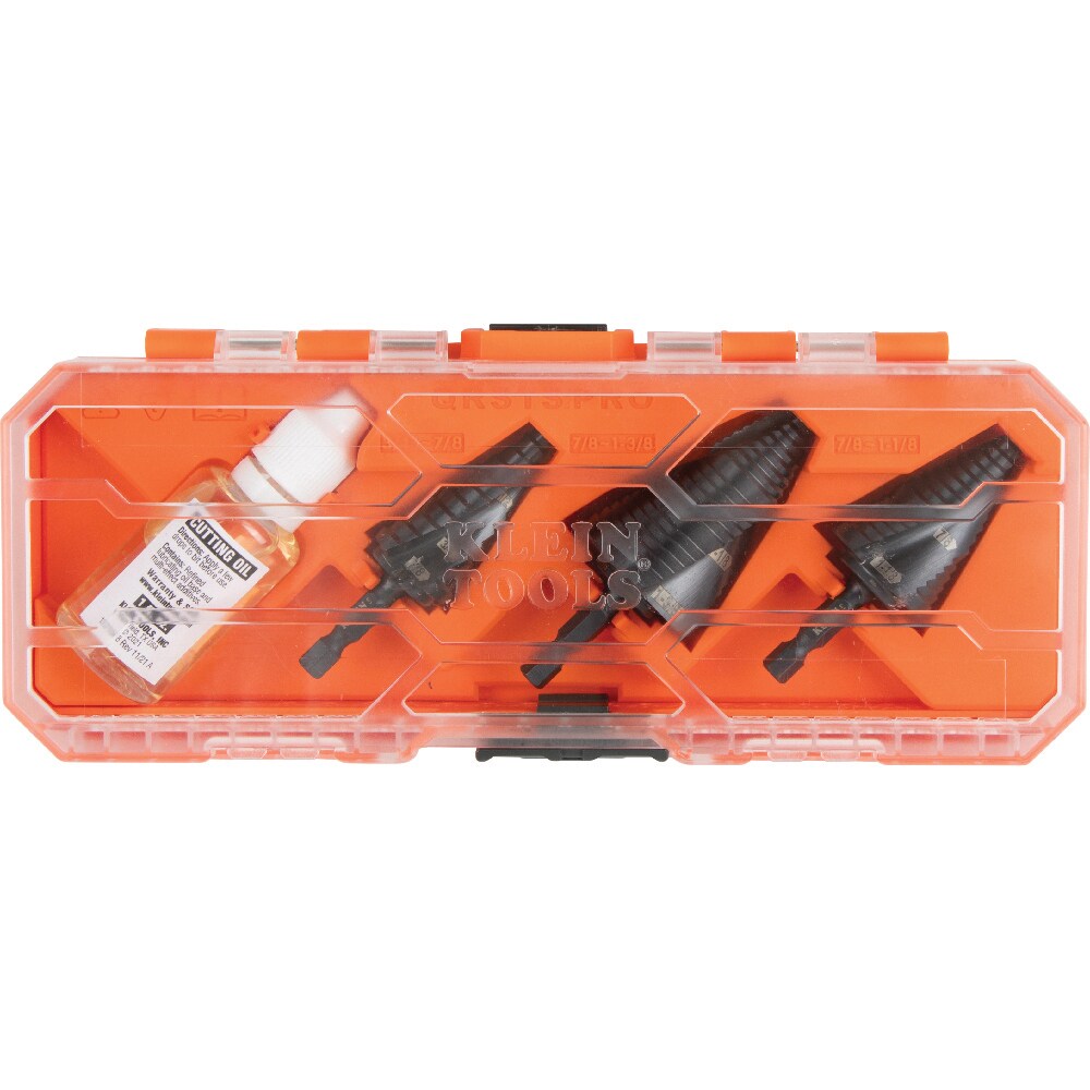 Premium Electrician's Quick Release Step Bit Set, 3 Piece - Image 11