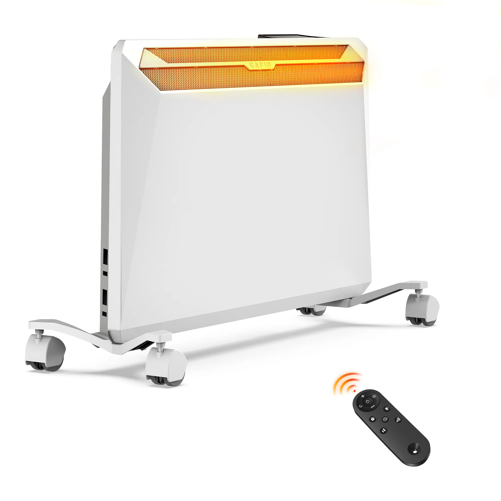 Up to 1500-Watt Convection Wall Mount Indoor Electric Space Heater with Thermostat