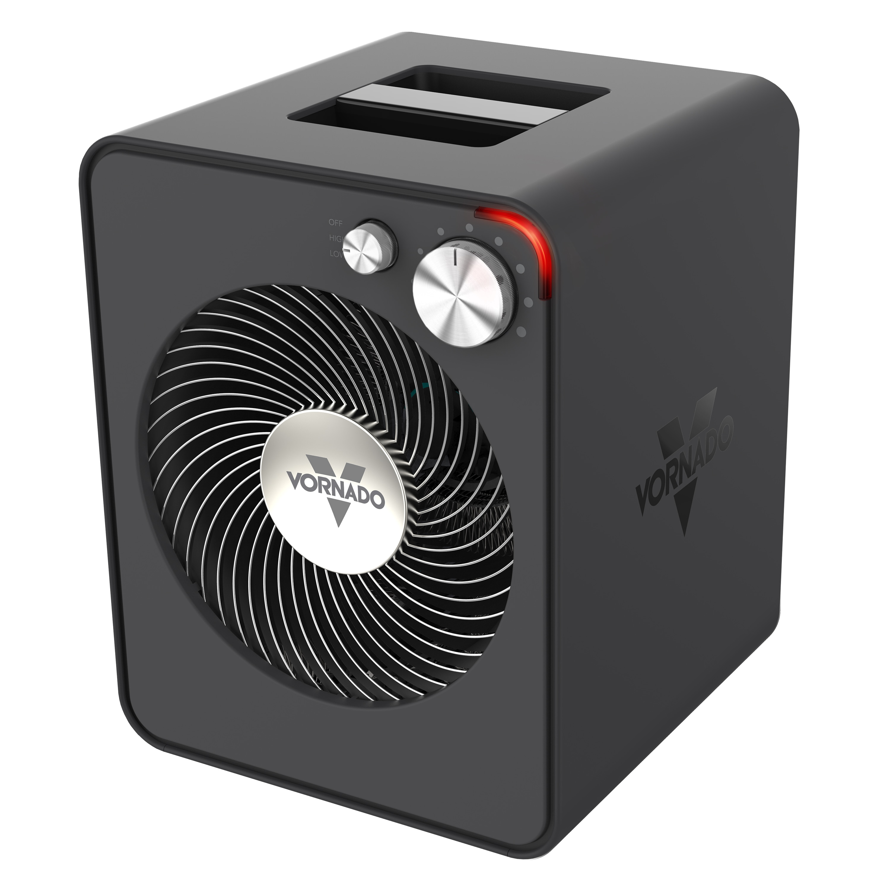 Up to 1500-Watt Fan Utility Indoor Electric Space Heater with Thermostat