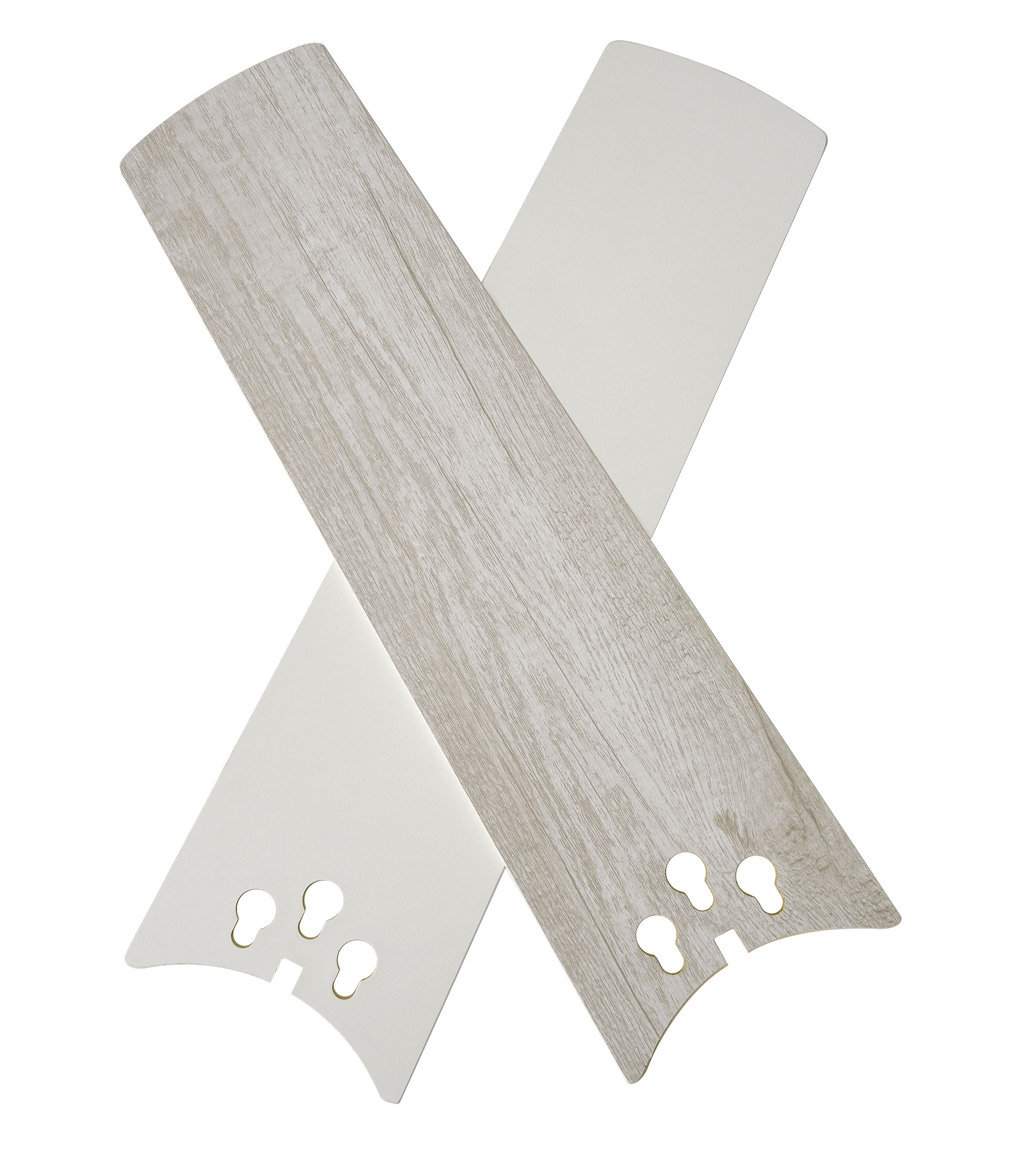 Brinson 44-in Integrated LED White with White/White Oak Blades Ceiling Fan With Light ( 3 -Blade ) - Image 10