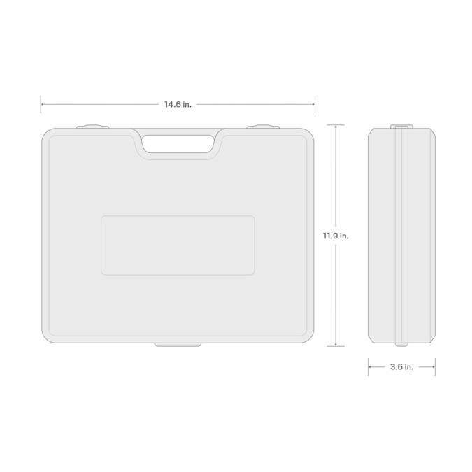 TEKTON 8-Piece Standard (SAE) 3/4-in Drive Set 6-point Impact Socket Set - Image 7