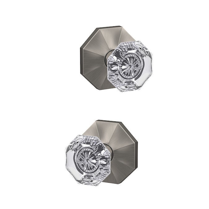 Schlage Custom Alexandria- Rosewood Satin Nickel Interior Bed/Bath Hall/Closet Combined Door Knob