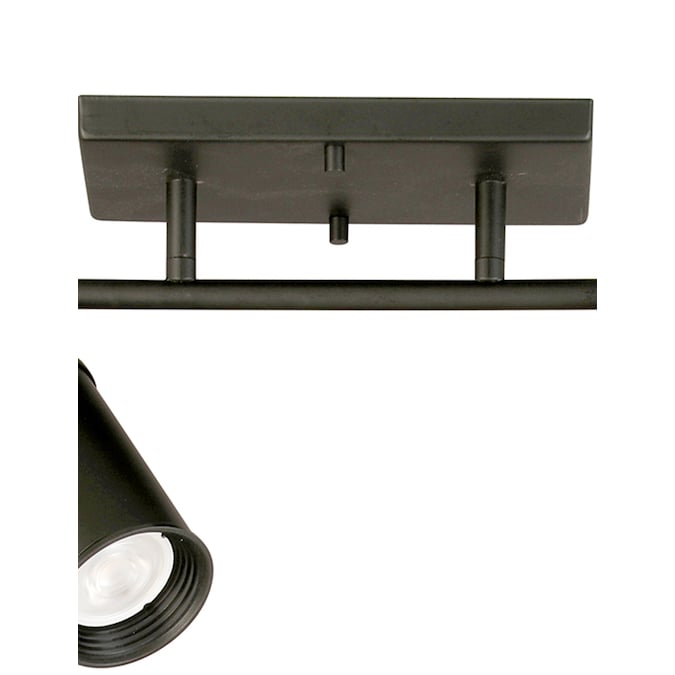 allen + roth Mason 36-in 4-Light Matte Black dimmable Gu10 Pin Base Traditional Track Bar - Image 3