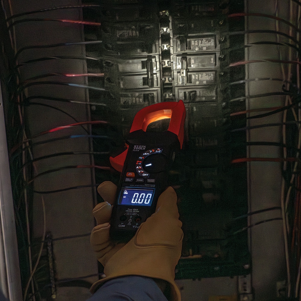 600A AC/DC Auto-Ranging Digital Pro Clamp Meter with Worklight - Image 10
