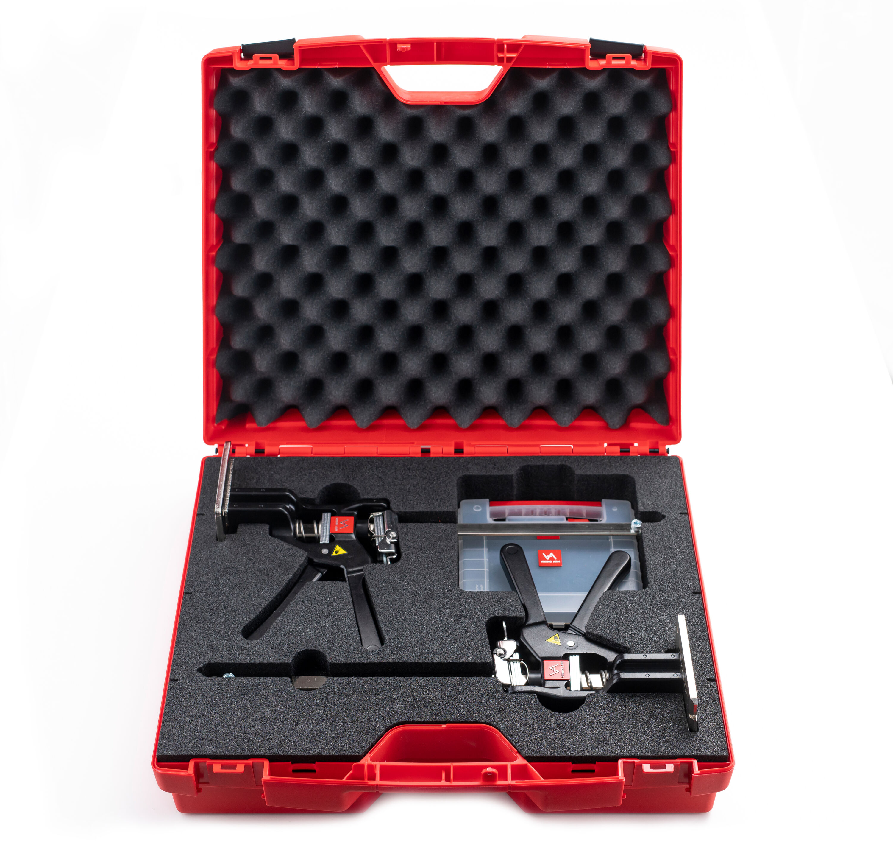 Red 0.165-Ton Steel Manual Construction jack