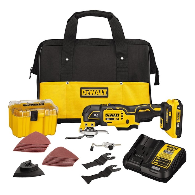 DEWALT XR 20-volt Max Cordless Brushless Variable 2-Piece Oscillating Multi-Tool Kit with Soft Case (1-Battery Included)
