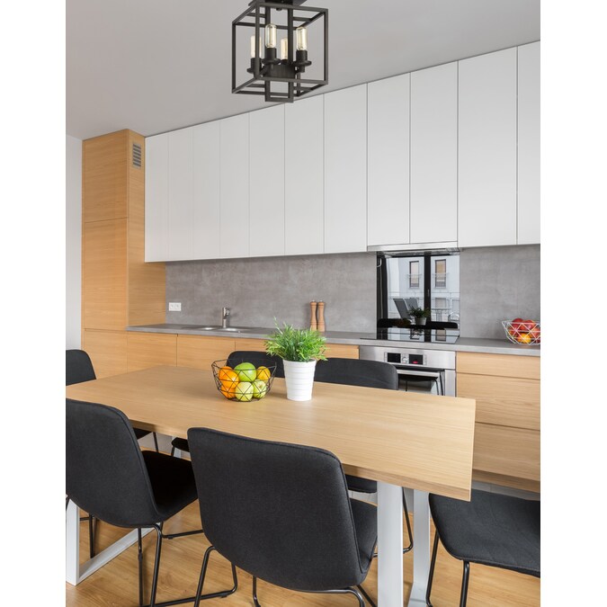 Craftmade Cubic 4-Light 10.5-in Matte Bronze Semi mount light - Image 3