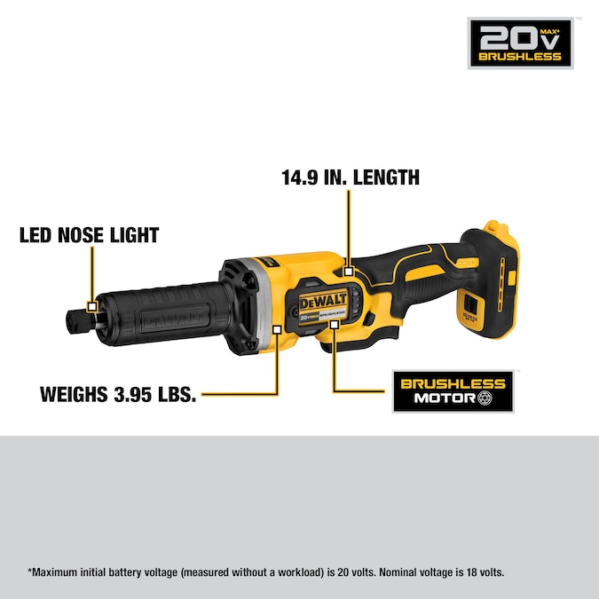 DEWALT XR 2-Tool 20-Volt Max Brushless Power Tool Combo Kit (1-Battery and charger Included) - Image 11