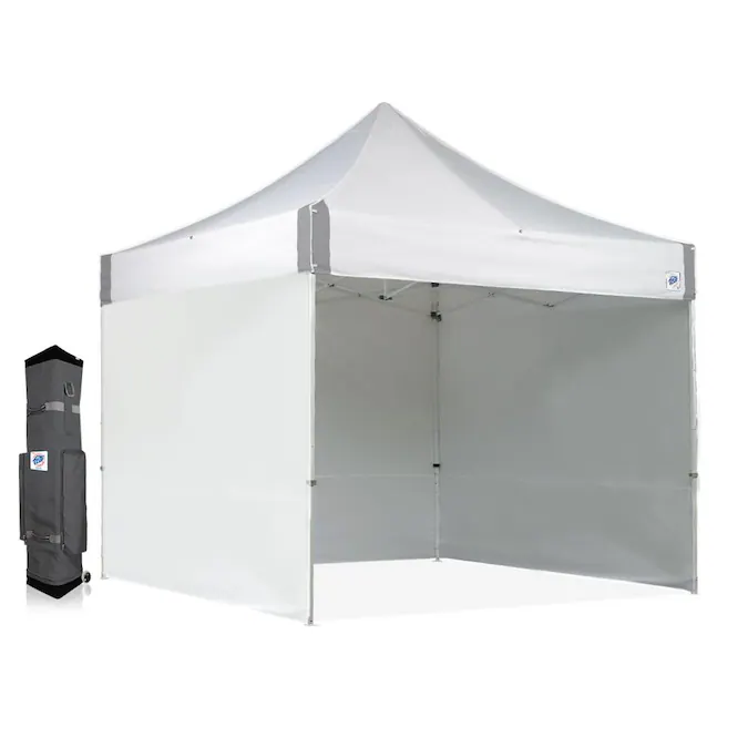 E-Z UP 10-ft x 10-ft Square White Pop-up Canopy