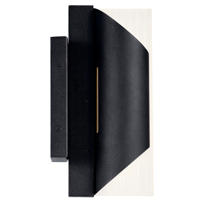 Kichler Astalis 12-in H Black Integrated LED Outdoor Wall Light - Image 2