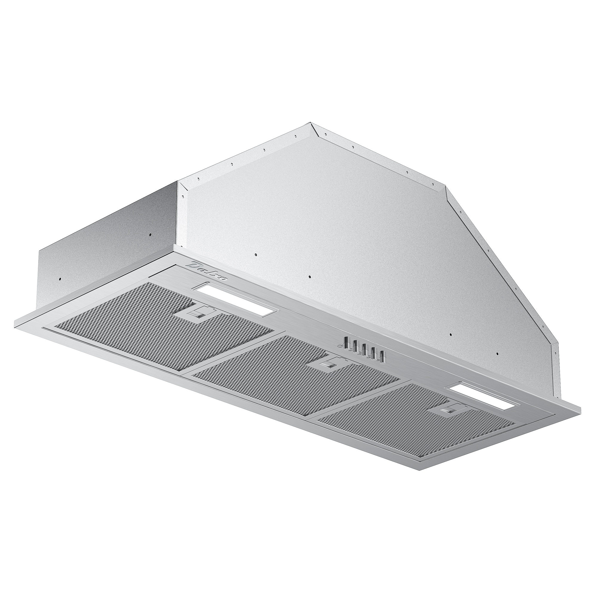 30 inch Ductless 500-CFM Recirculating Stainless steel Insert Under Cabinet Range Hood with Charcoal Filter