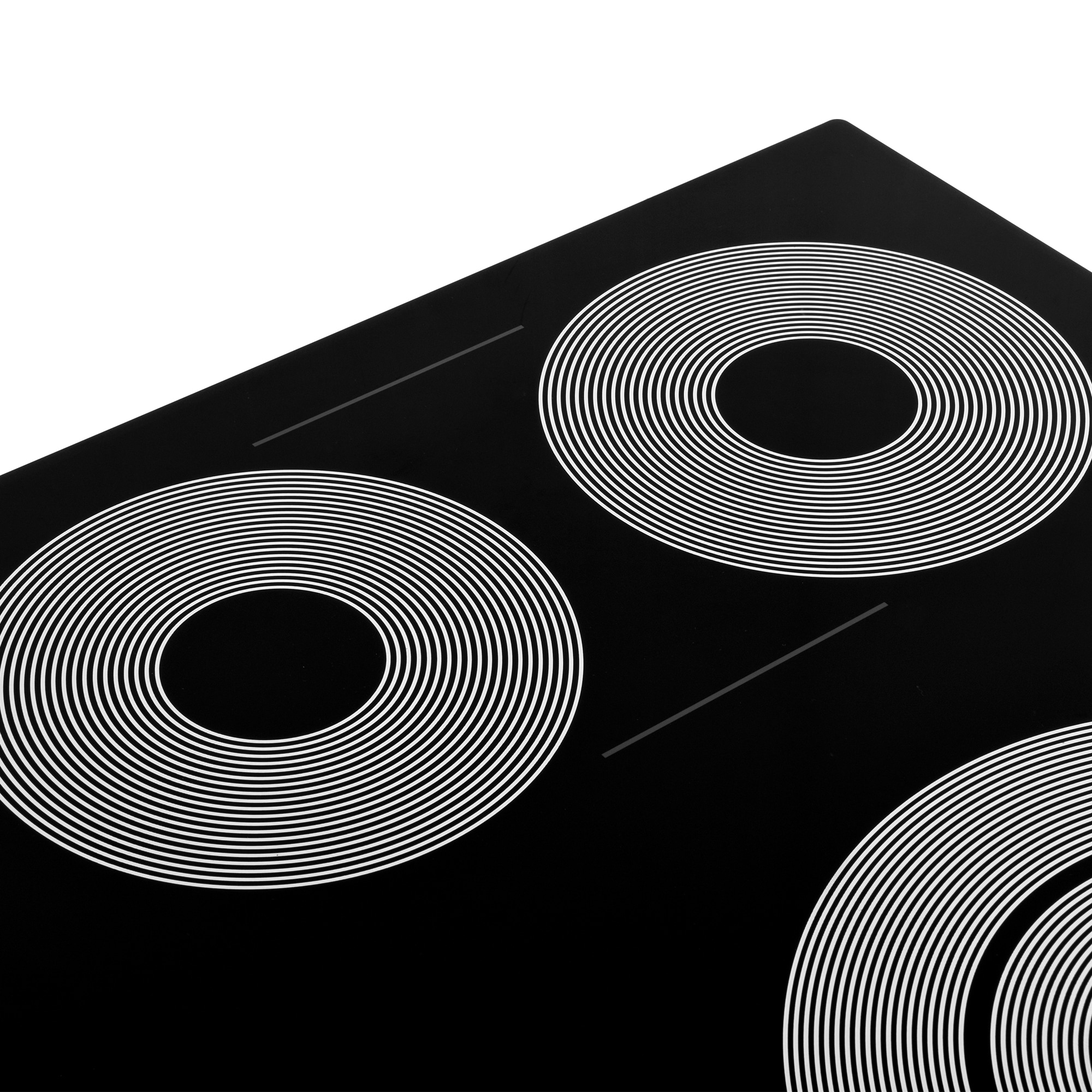 36-in 5 burners Smooth Surface (Radiant) Black Stainless steel Electric Cooktop - Image 6