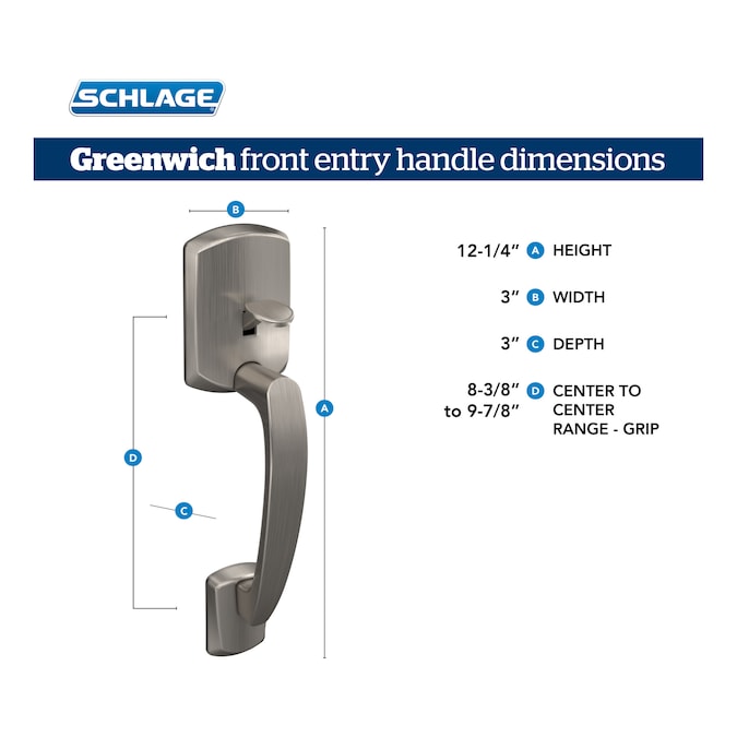 Schlage Greenwich Aged Bronze Entry Door Handleset with Sacramento Lever - Image 2