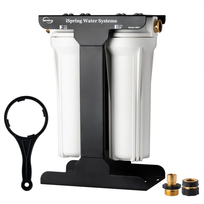 iSpring CW21 Dual-stage Carbon Block Under Sink Water Filtration System