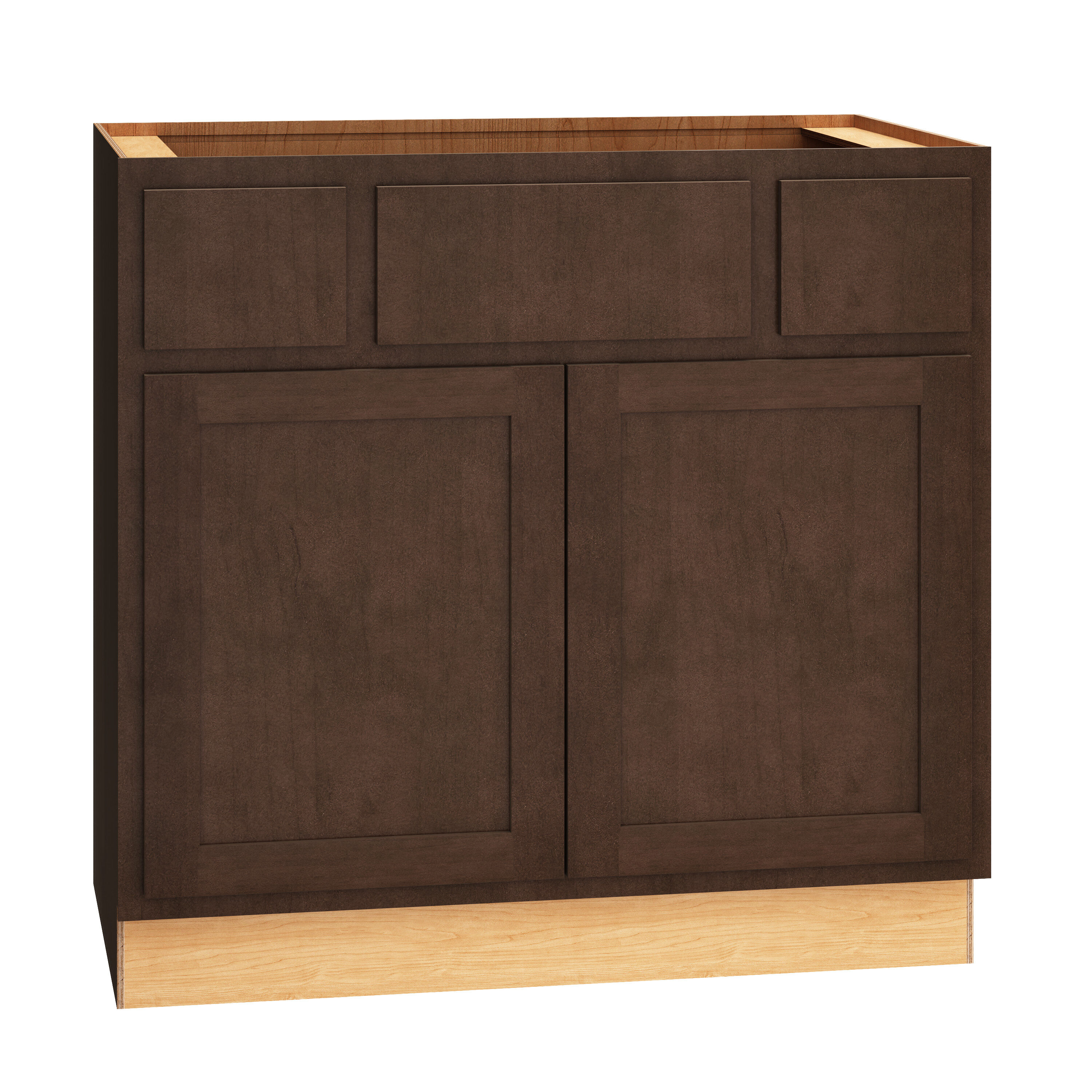 Jamestown 36-in Thatch Partial Overlay Bathroom Vanity Base Cabinet without Top
