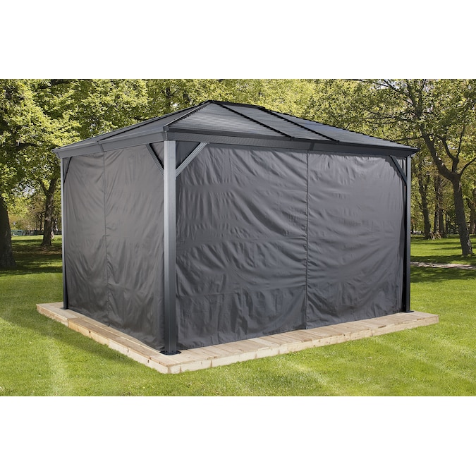 Sojag 132-in x 107-in Ventura Grey Gazebo Screen Kit