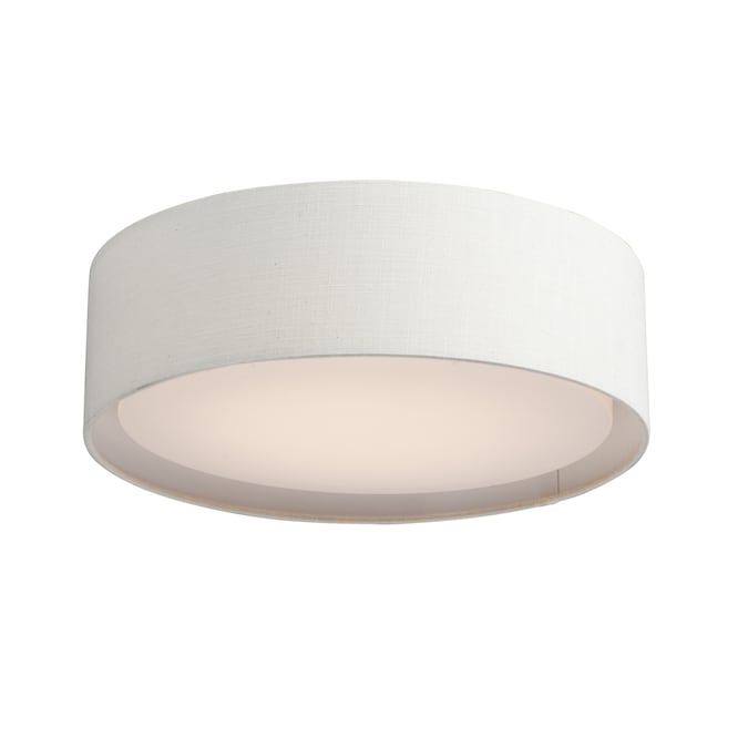 Maxim Lighting Prime 3-Light Matte Off-white LED Flush Mount Light
