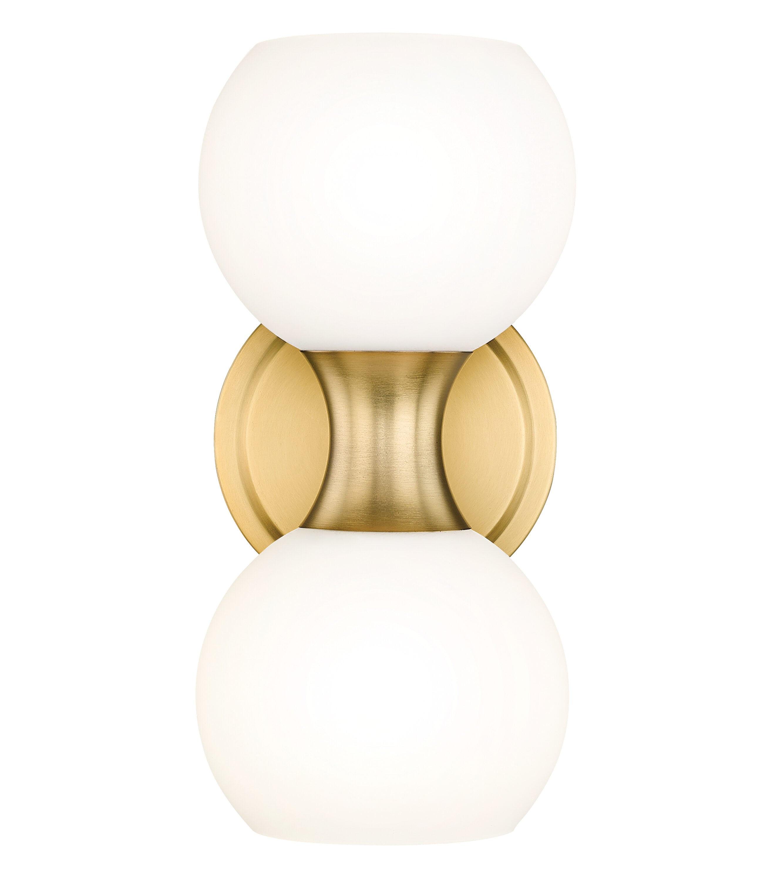 Artemis 6.5-in 2 -Light Gold Mid-century Vanity light