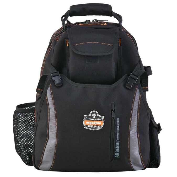 Ergodyne Black Polyester 16-in Zippered Backpack