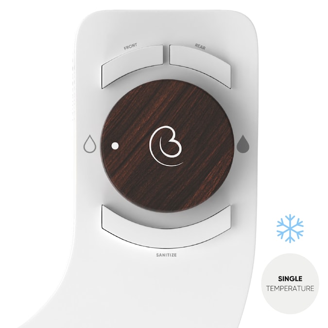 Boss Bidet Revolution Non-Electric Dual Nozzle Bidet Attachment, Single Temperature, Self-Cleaning (Italian Oak)