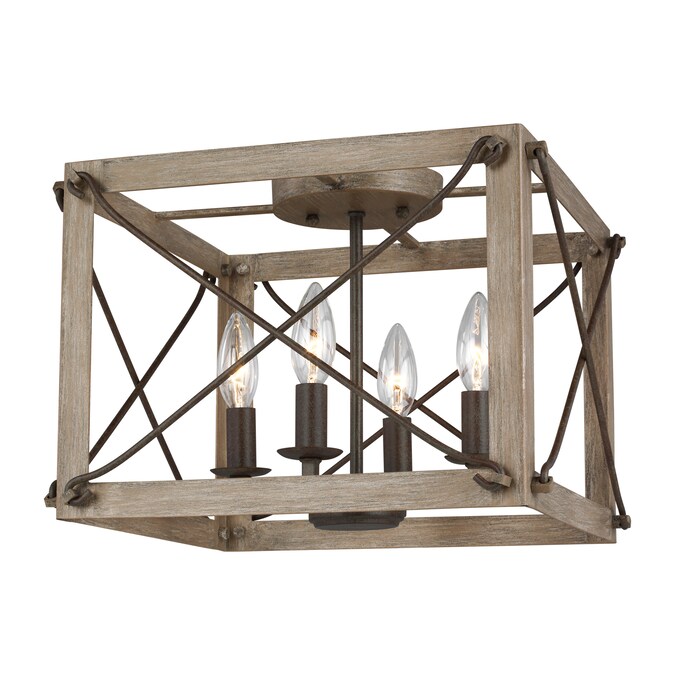 Generation Lighting Thornwood 4-Light Antique Multiple Colors/Finishes Flush Mount Light