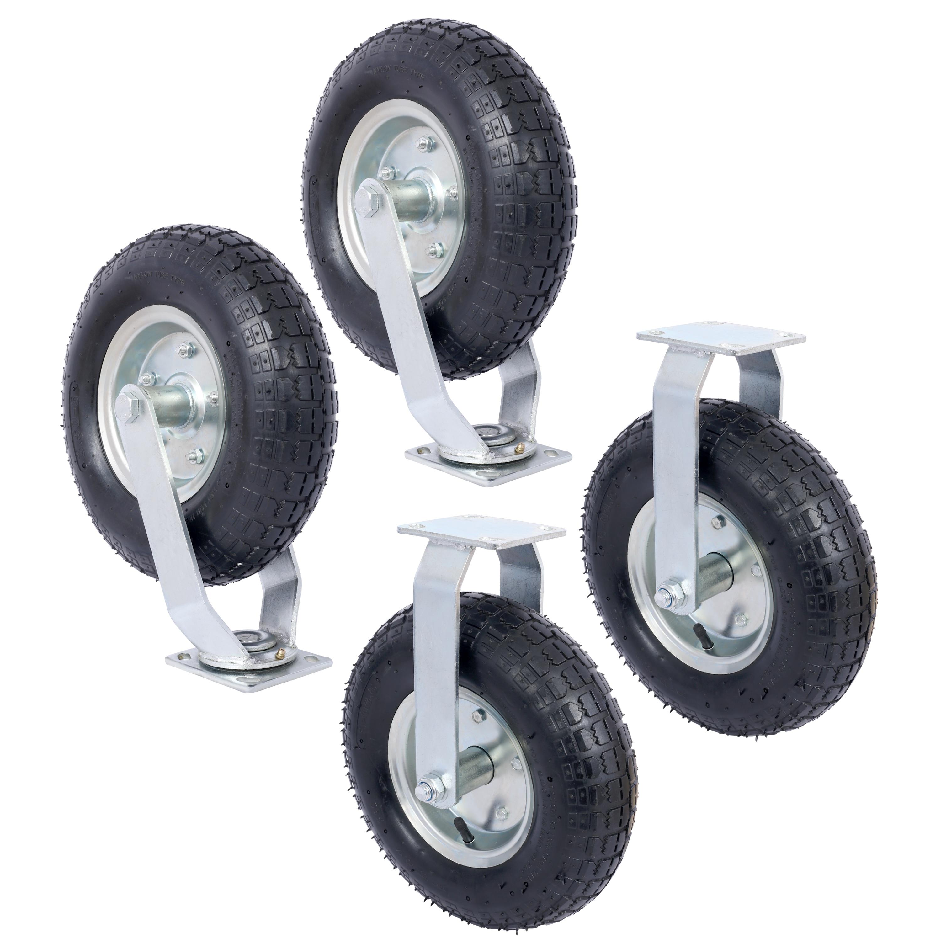 N/O 4 -Piece Steel Set Multipurpose Wheel Accessory Set