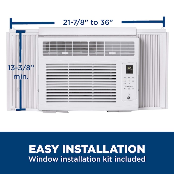 GE 6,000 BTU Electronic Window Air Conditioner for Small Rooms up to 250 sq ft. - Image 8