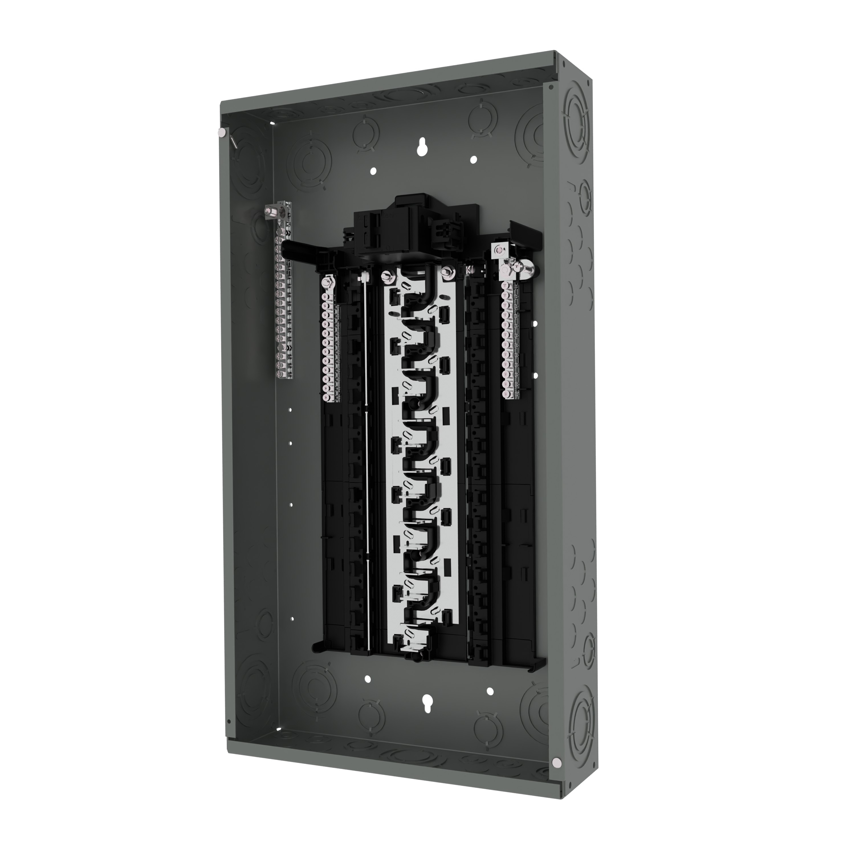 SN 100 -Amp 30 -Spaces 30 -Circuit Indoor Main breaker Plug-On Neutral Load Center