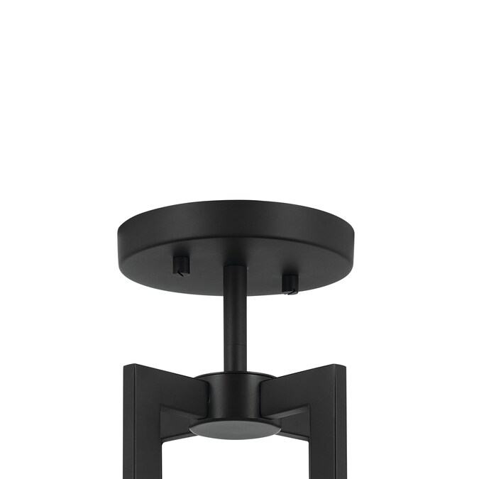 Kichler Malen 8-Light Black Semi mount light - Image 4