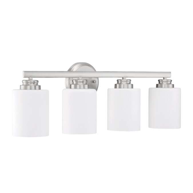 Craftmade Bolden 25.13-in 4-Light Brushed Nickel Transitional Vanity Light