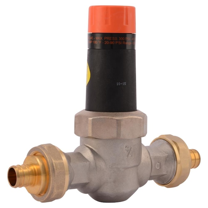 Cash Acme 3/4-in PEX Barb Brass Pressure Regulator Valve