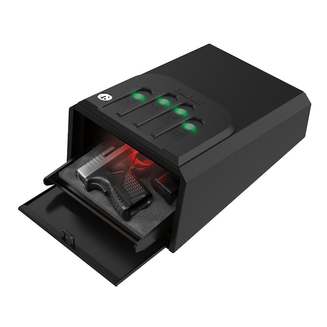 GunVault 1-Gun Electronic/Keypad Gun Safe with Interior Lighting