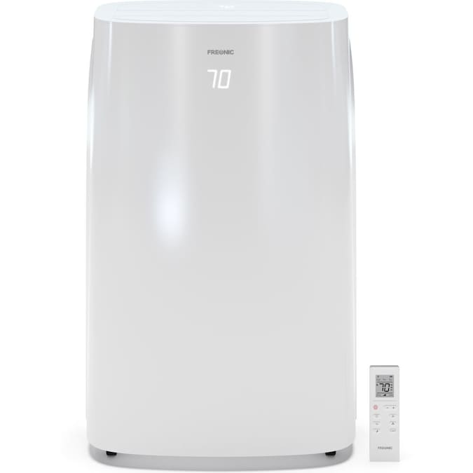 Freonic 10000-BTU DOE (115-Volt) White Vented Portable Air Conditioner with Remote Cools 450-sq ft
