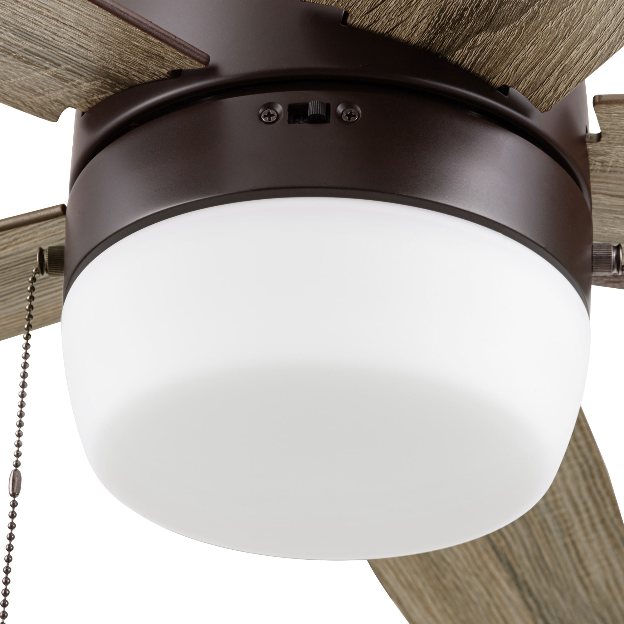 Becca 44-in Color-Changing Bronze with Mocha/Cocoa Blades Ceiling Fan With Light ( 5 -Blade ) - Image 15