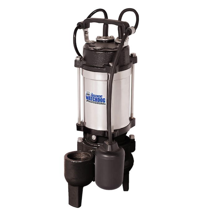 Basement Watchdog 1/2-HP 115-Volt 100-GPM Stainless Steel Sewage Sump Pump