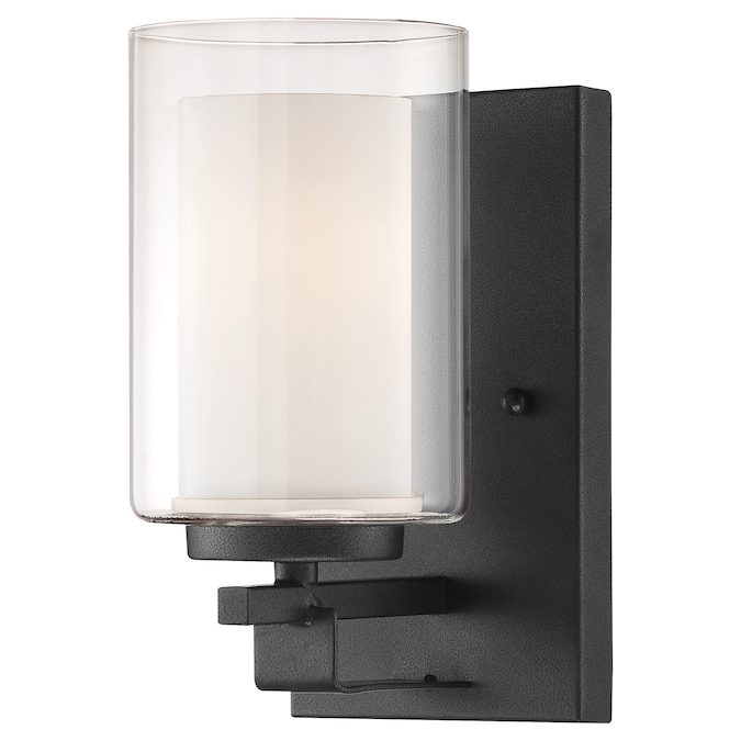 Minka Lavery Parsons Studio 4.5-in 1-Light Matte Black Modern/Contemporary Vanity Light