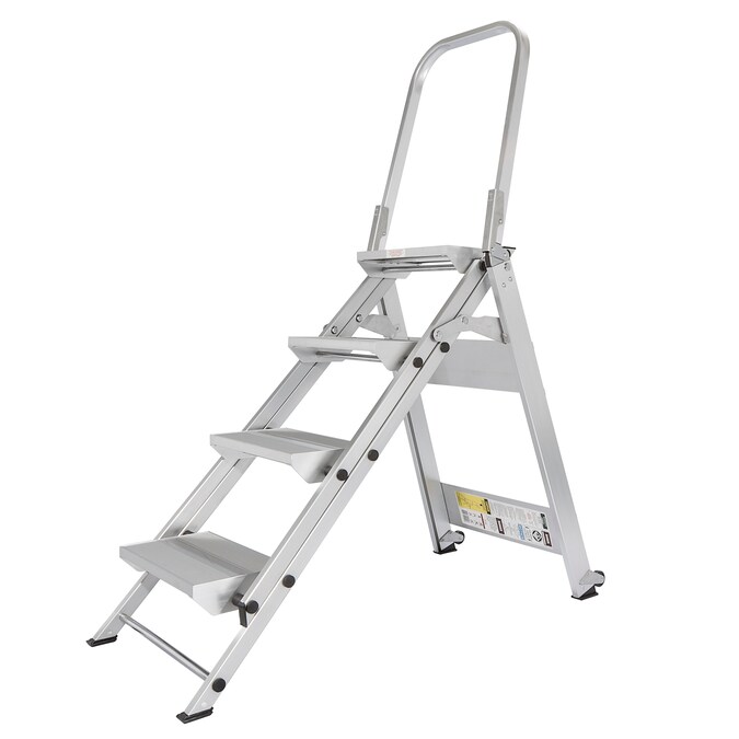 Xtend+Climb ANSI Certified 4.6-ft Aluminum Type 1aa- 375-lb Load Capacity Step Ladder