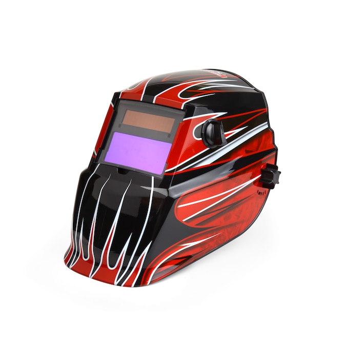 Lincoln Electric Auto Darkening Variable Shade Red Welding Helmet - Image 3