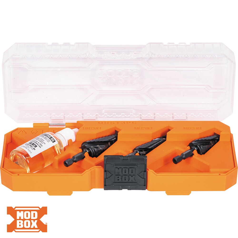 Premium All Purpose Quick Release Step Bit Kit, 3 Piece