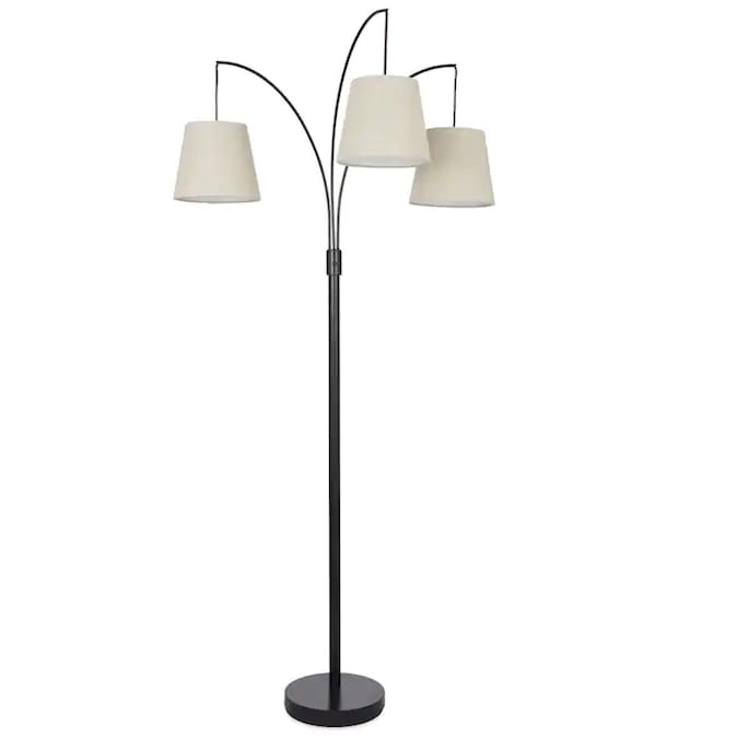 allen + roth 80-in Bronze Multi-head Floor Lamp - Image 3