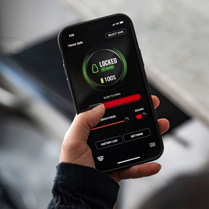 Vaultek VS20i Compact Bluetooth Enabled 2-Gun Biometric Gun Safe - Image 10