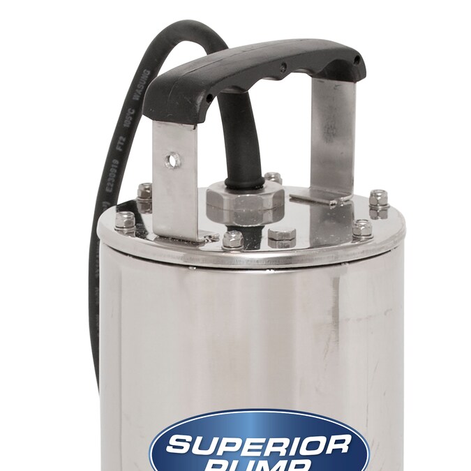 Superior Pump 1-HP 120-Volt 98-GPM Stainless Steel Submersible Utility Pump - Image 4