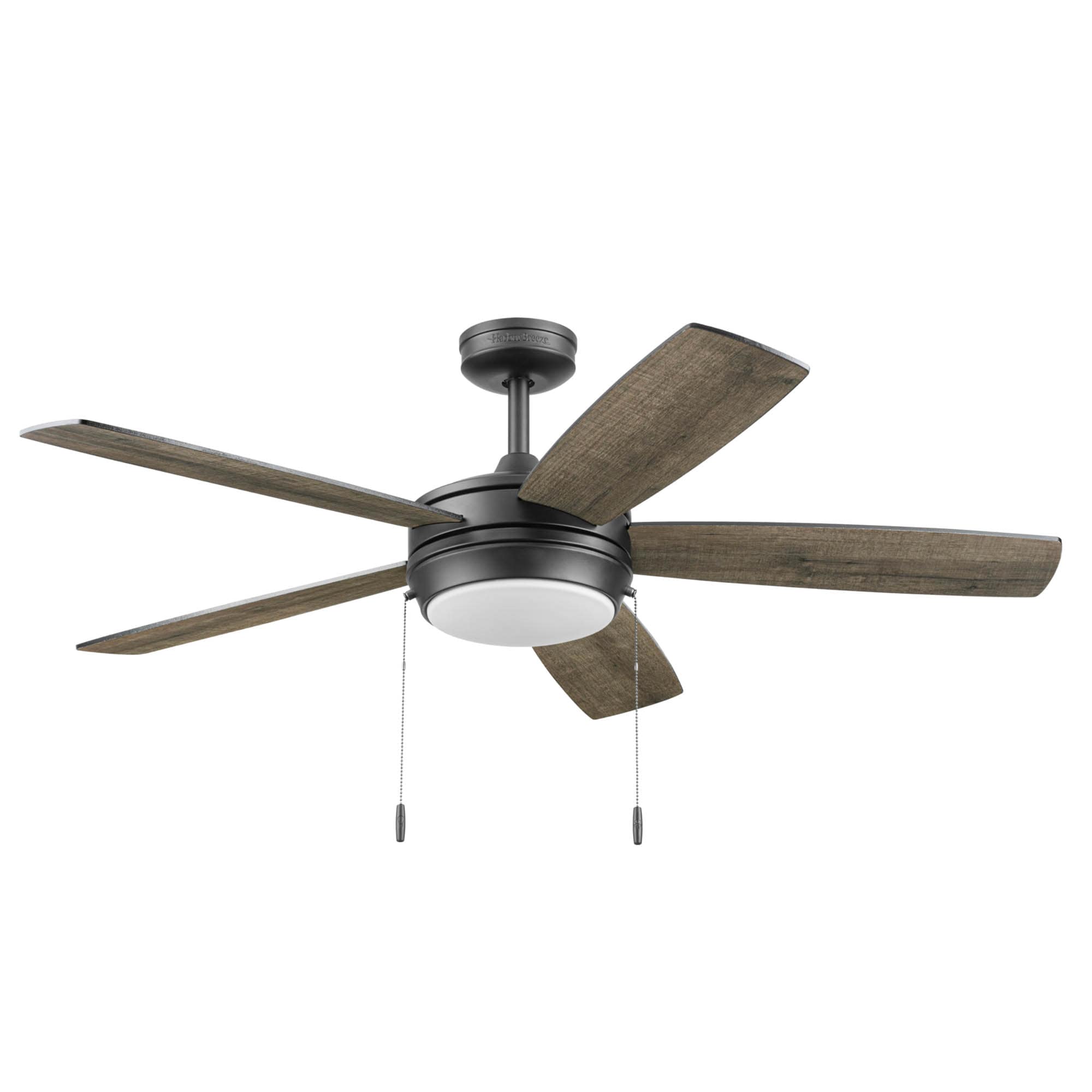 Brenthaven 52-in Color-Changing Integrated LED Matte Black with Matte Black/Mocha Blades Ceiling Fan With Light ( 5 -Blade ) - Image 11
