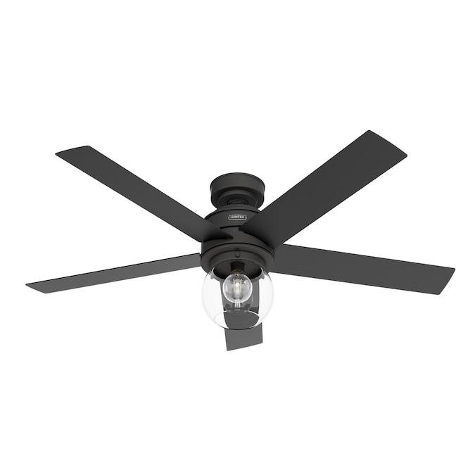Hunter Xidane SureSpeed 52-in Matte black LED Indoor Ceiling Fan with Light and Remote (5-Blade) - Image 2