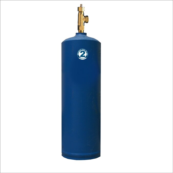 Gaspony 40 CF Acetylene Cylinder, Blue, 1 Hour Burn Time, Customer Owned, Thorouhbred Welding Gas to Go! Retail Cage