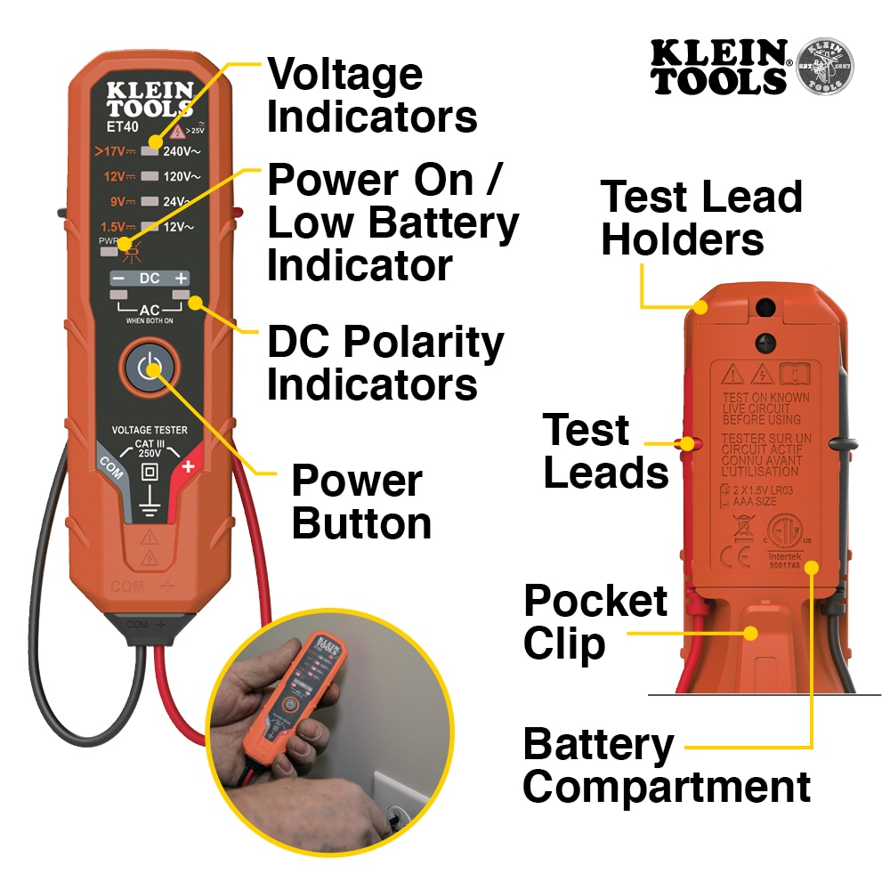 Premium Clamp Meter Electrical Test Kit - Image 6