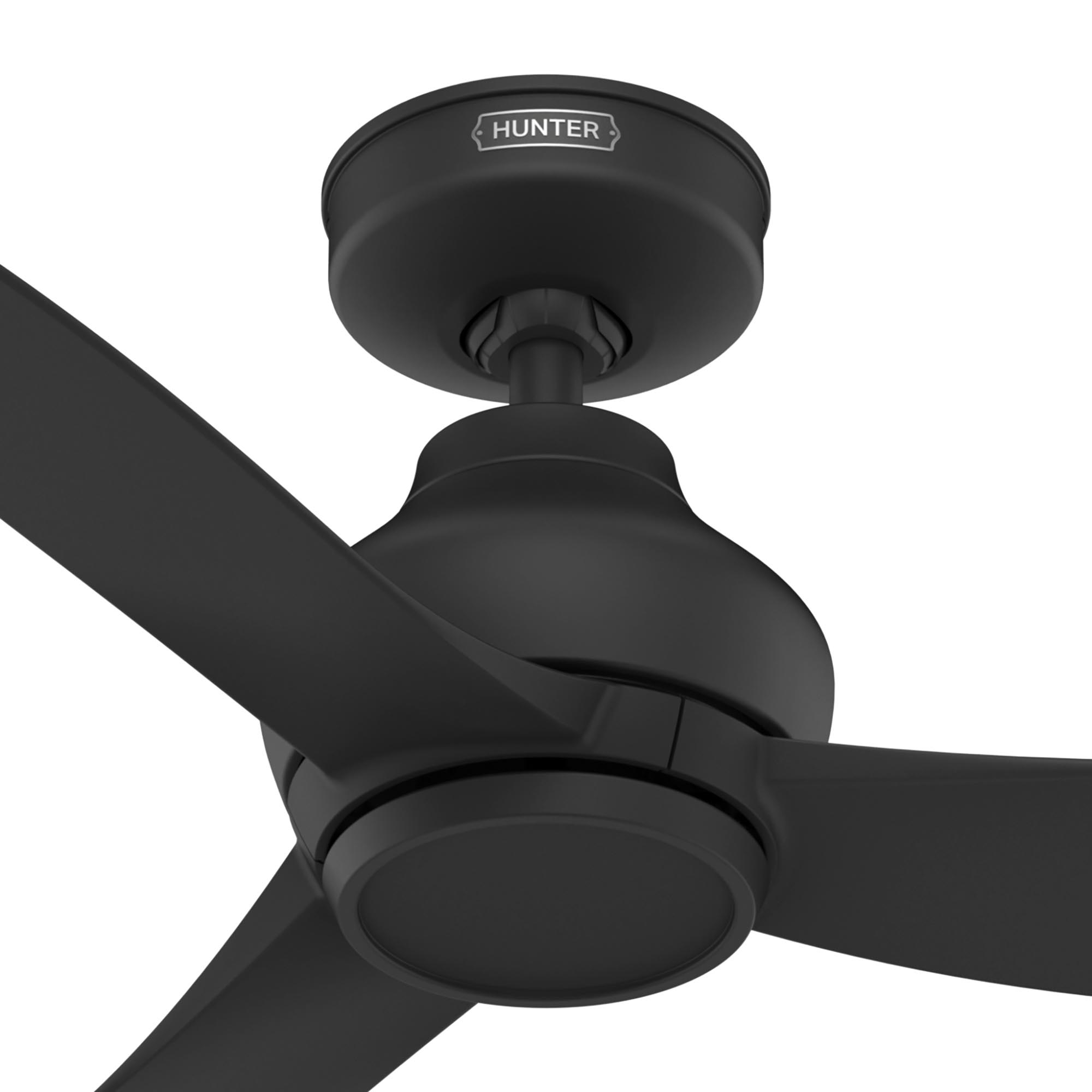 Mazzini ENERGY STAR 52-in Outdoor Matte Black with Matte Black Blades Propeller Ceiling Fan Without Light - Remote Included ( 3 -Blade ) - Image 15