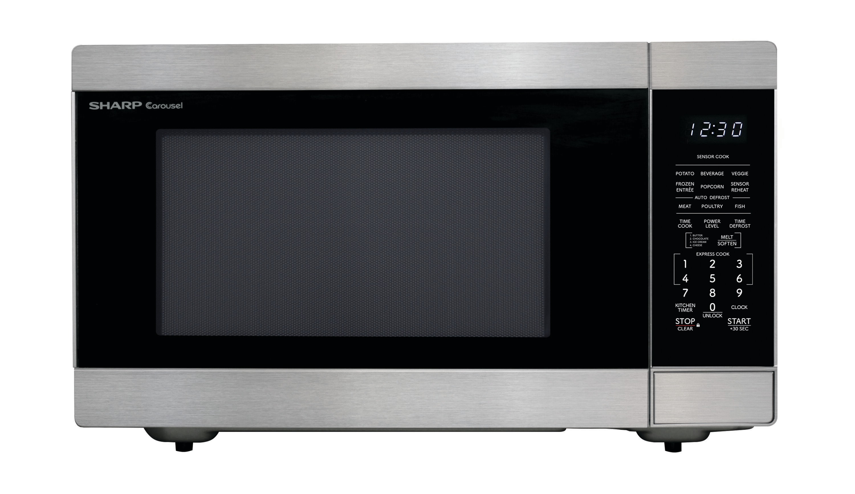 2.2-cu ft Large (Greater than 1.5-cu ft) 1200 -Watt Sensor Cooking Controls Countertop Microwave ( Stainless Steel )