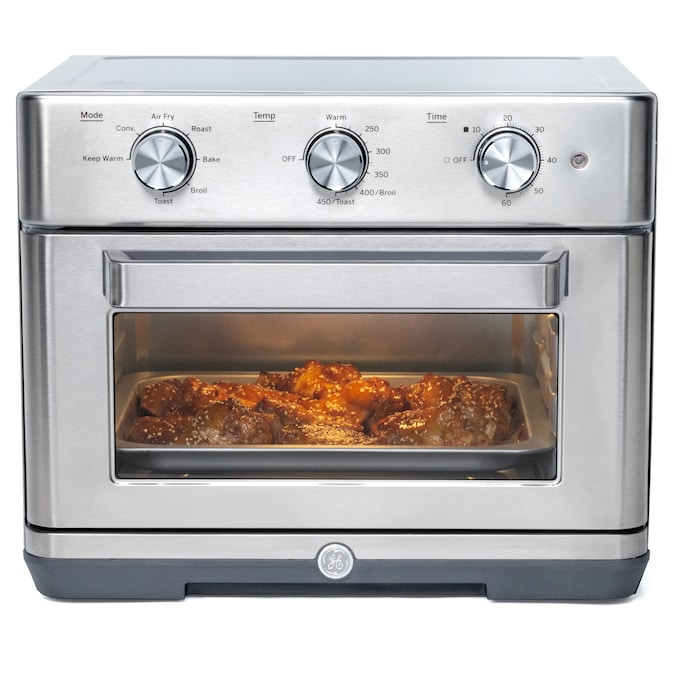 GE Air Fry 6-Slice Stainless Steel Convection Toaster Oven Automatic Shut-off
