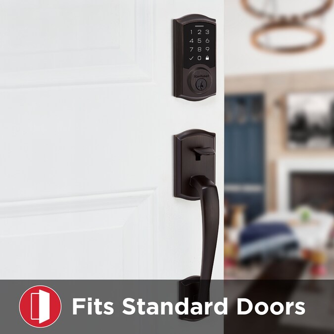 Kwikset Touchpad 270 SmartCode Venetian Bronze Electronic Deadbolt Smartkey with Keypad - Image 3